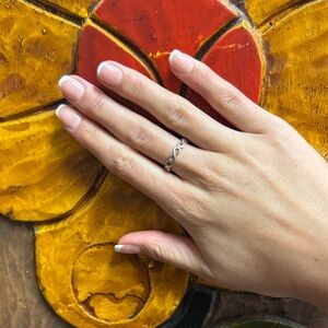 Elegant Vintage Infinity Silver Women's Ring size 7